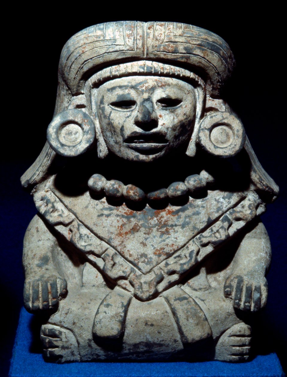 Hautausuurna, myöhäinen klassikkokausi (700-1000 jKr) (keraaminen) tekijältä Zapotec