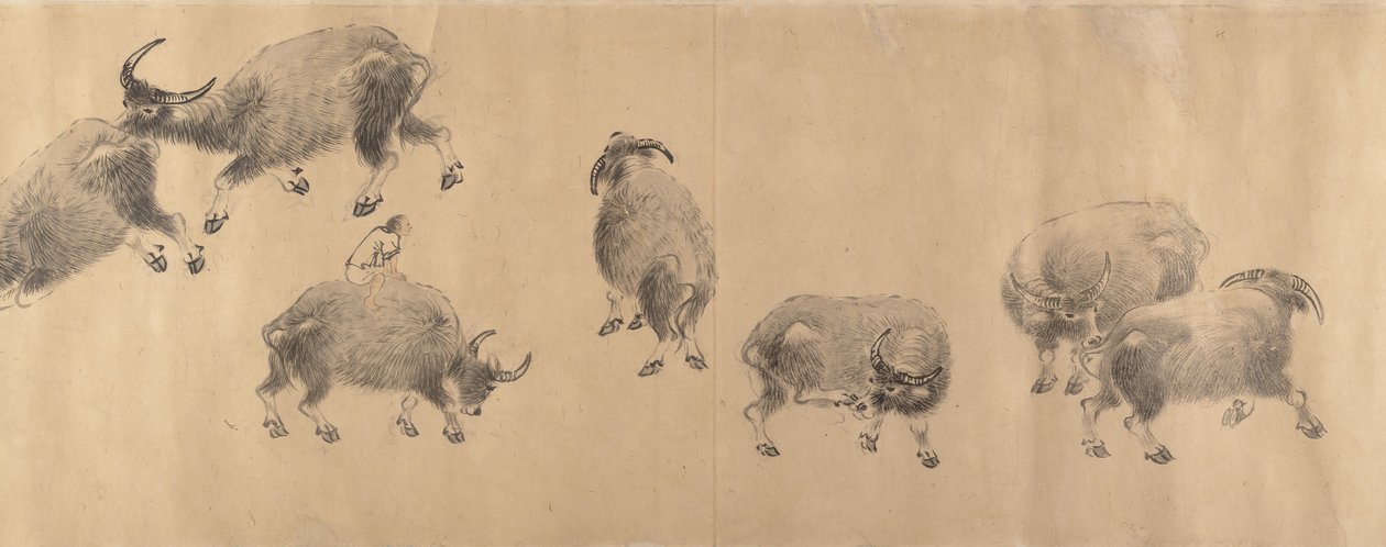 Vesipuhvelit, päivätty 1639. tekijältä Zhang Hong