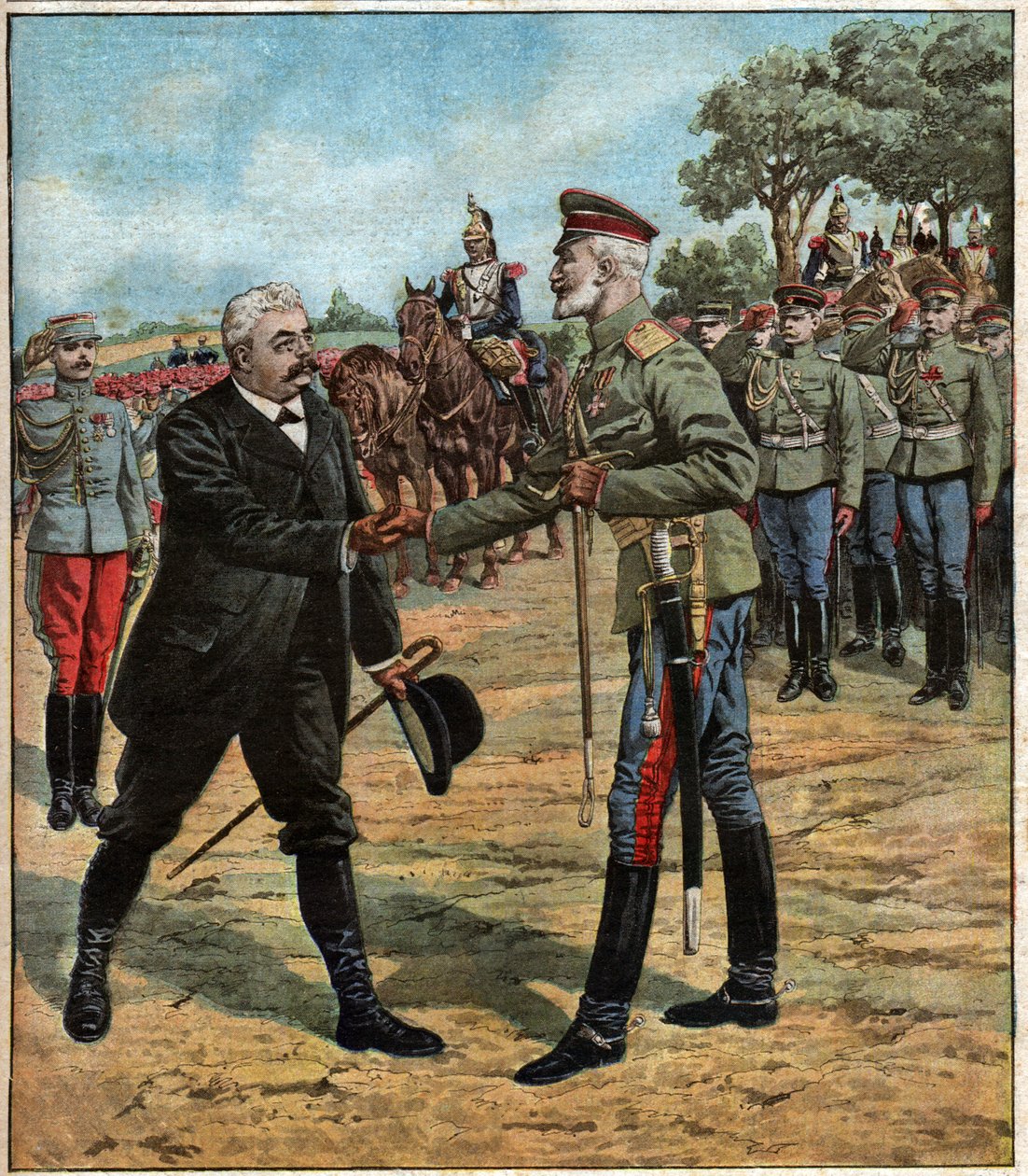 Ranskan ja Venäjän liitto. Ranskan venäläinen liitto. tekijältä Ferdinand Georg Waldmuller