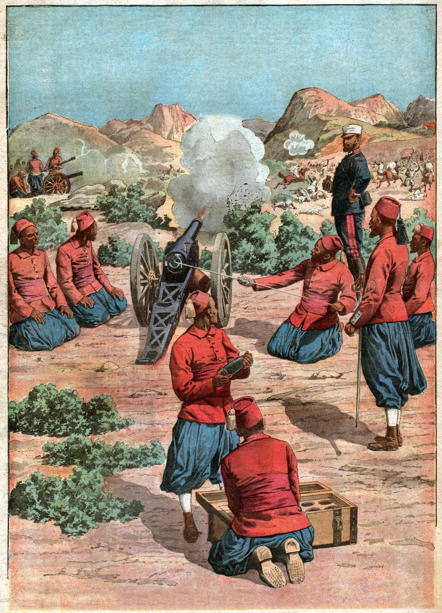 Armee coloniale francaise. Ranskan siirtomaa-armeija. tekijältä Ferdinand Georg Waldmuller