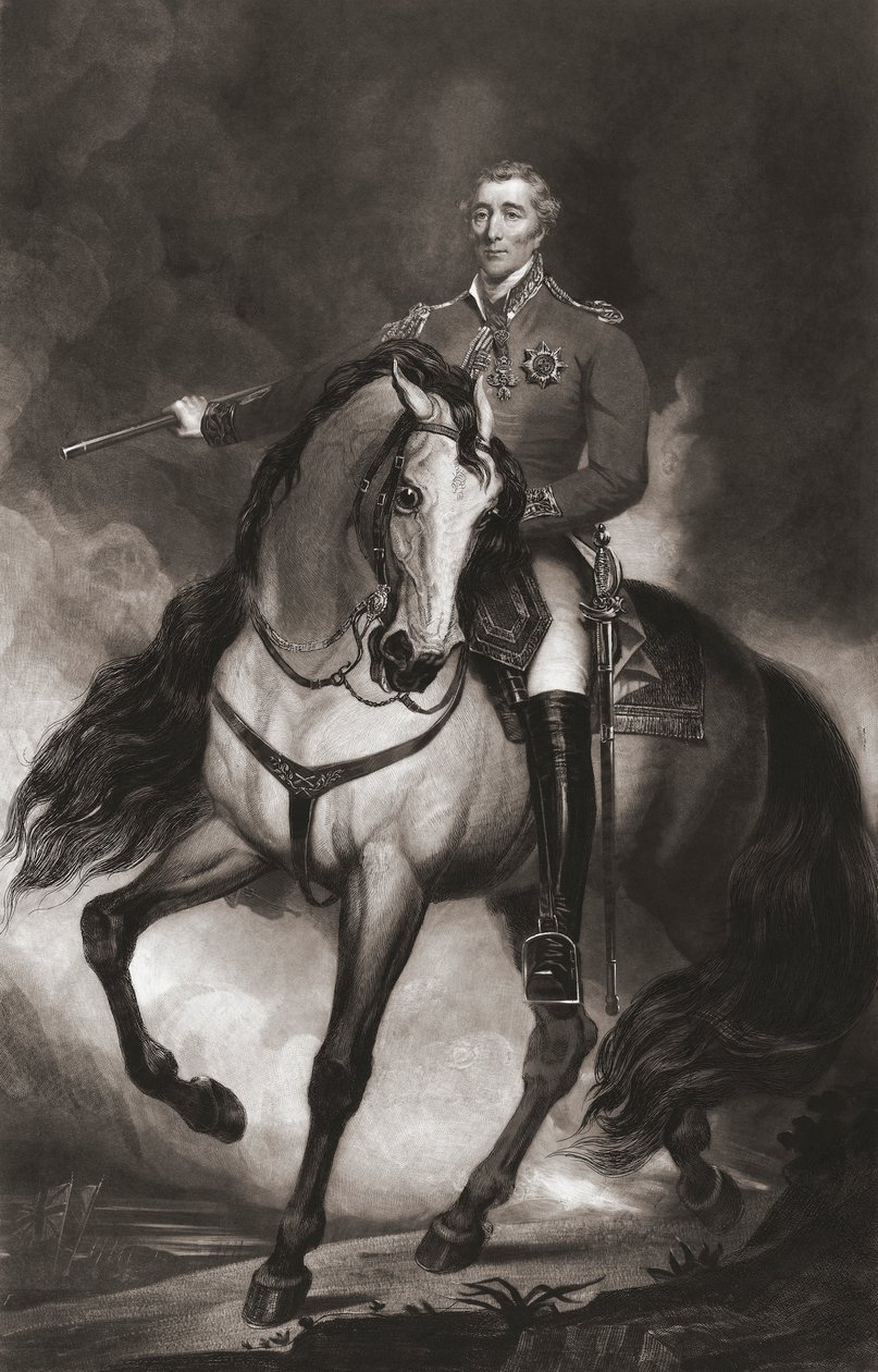 Arthur Wellesley, Wellingtonin herttua, ratsastusmuotokuva tekijältä . .