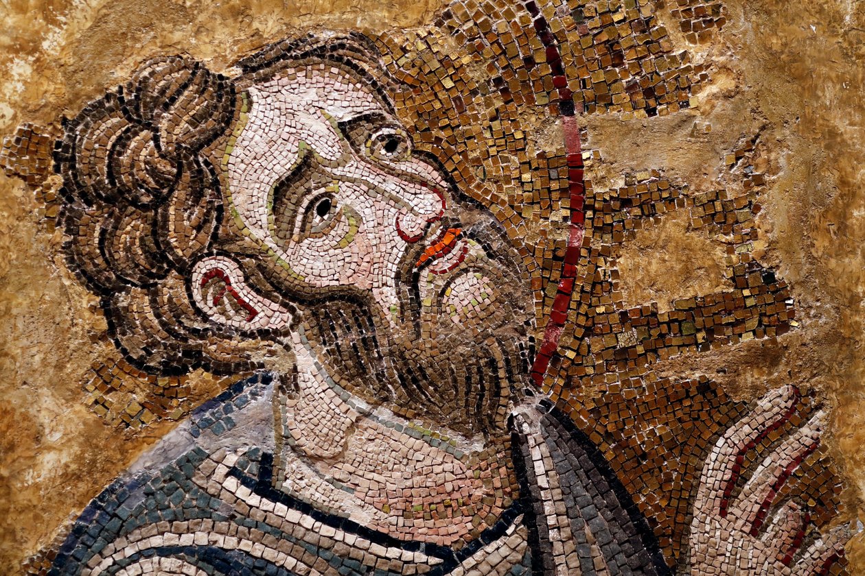 Pyhän Markuksen basilika. Pyhä Bartolomeus. Mosaiikki. tekijältä . .