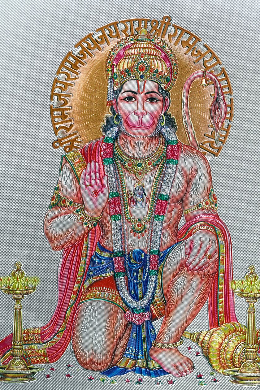 Hanuman, apinajumala hindujen mytologiassa. tekijältä . .