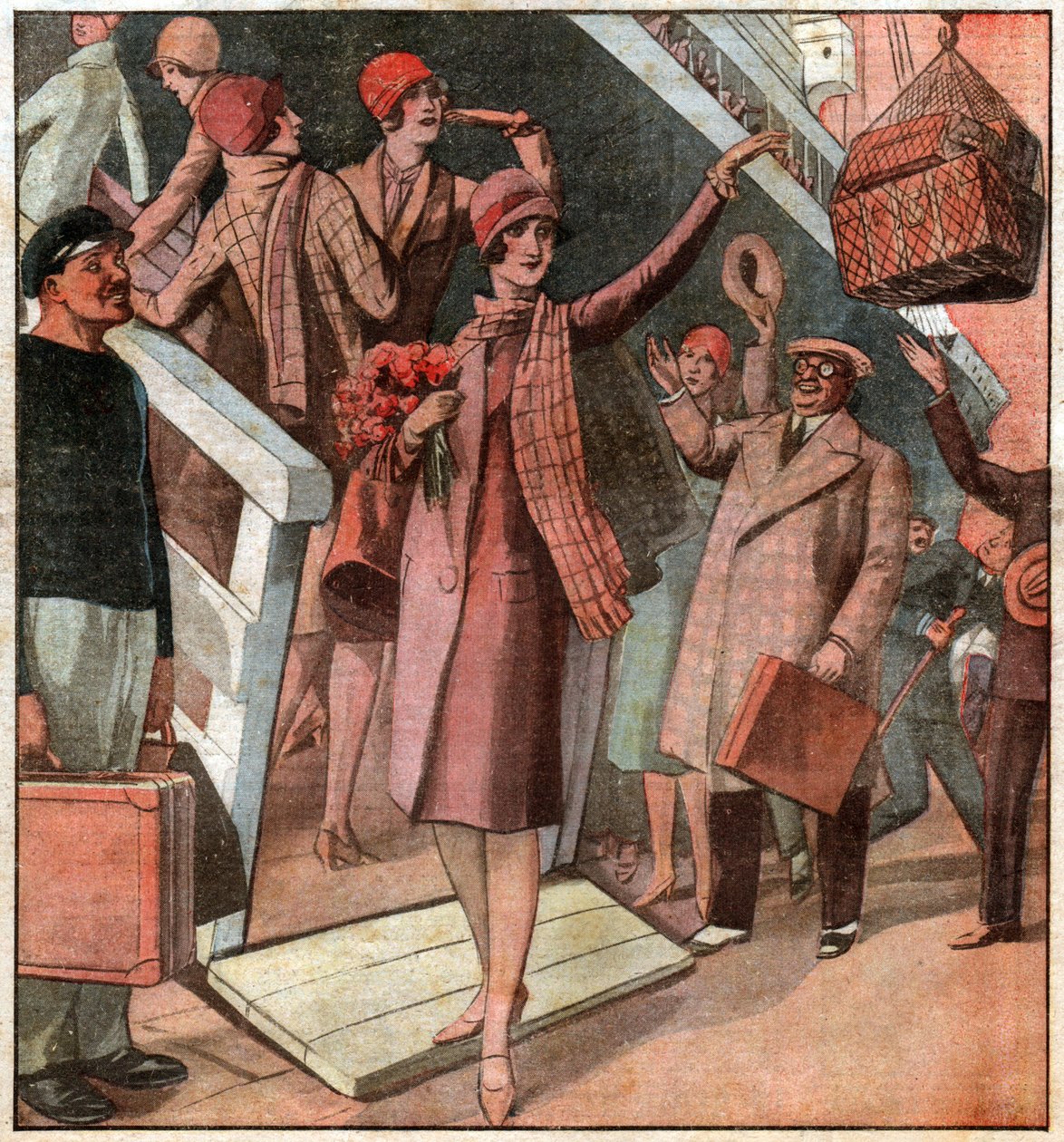 Miss France en 1928. Miss France vuonna 1928. tekijältä Ferdinand Georg Waldmuller