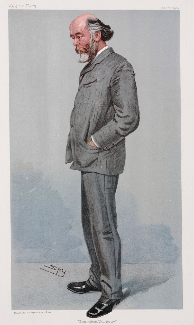 Sir Oliver Lodge, englantilainen fyysikko tekijältä Henry Charles Fehr