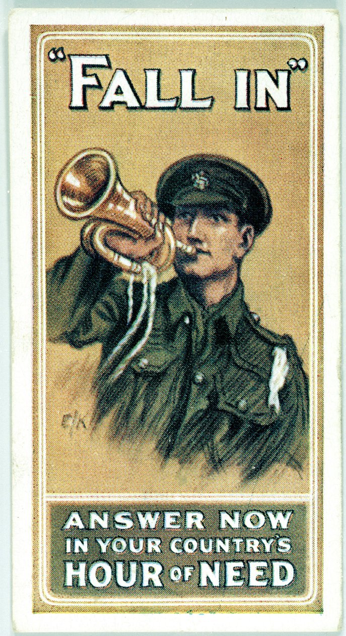 Iso-Britannia : Tupakkakortit - WW1 Rekrytointi tekijältä Ferdinand Georg Waldmuller