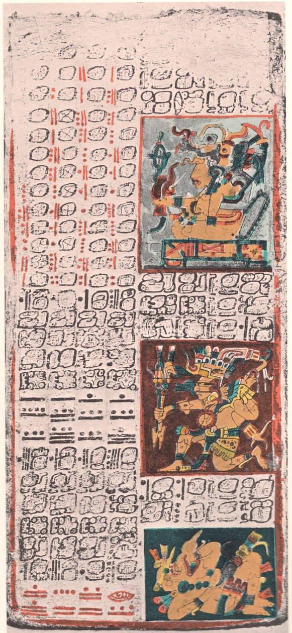 Dresdenin Codex, sivu 49 tekijältä Unknown