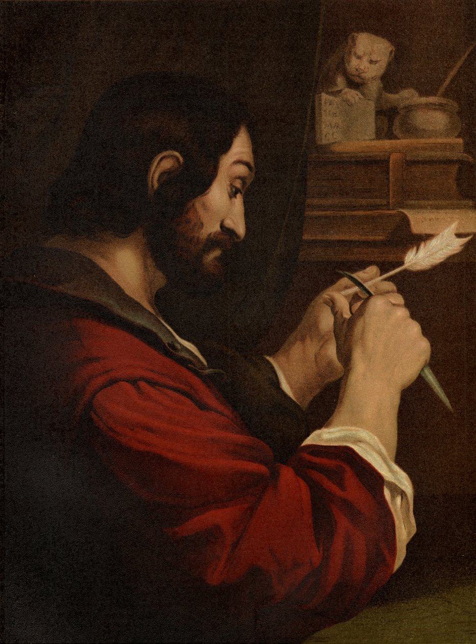 Evankelista Mark tekijältä after Guercino