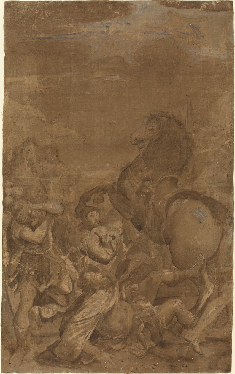 Pyhän Paavalin kääntymys tekijältä after Lodovico Carracci