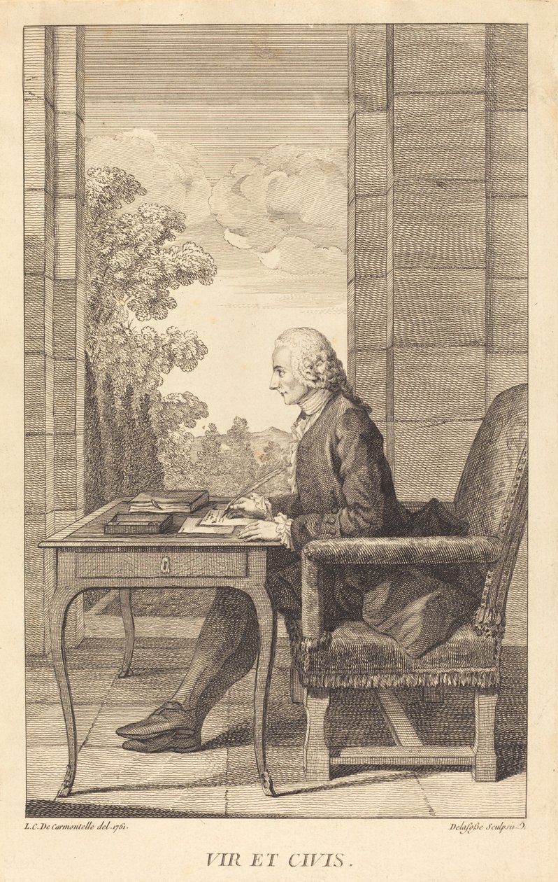 M. Lambert tekijältä after Louis de Carrogis Jean Baptiste Delafosse called Carmontelle