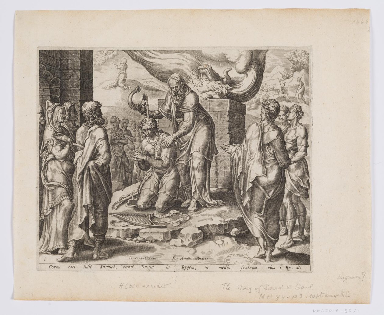 Samuel Unció Davidfinnish tekijältä after Maarten van Heemskerck