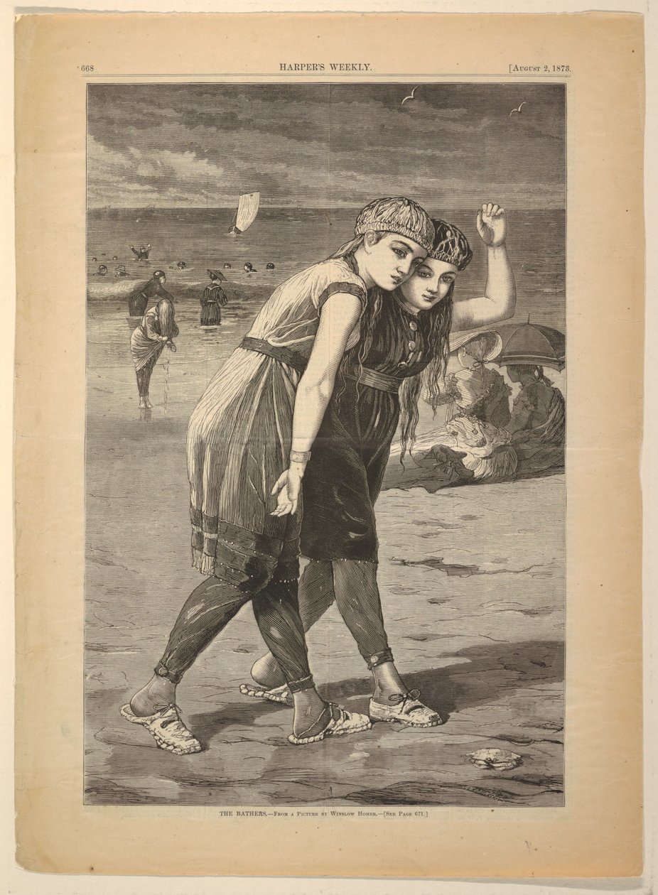 Uimarit tekijältä after Winslow Homer