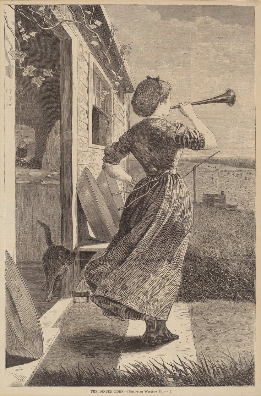 Päivällistorvi tekijältä after Winslow Homer