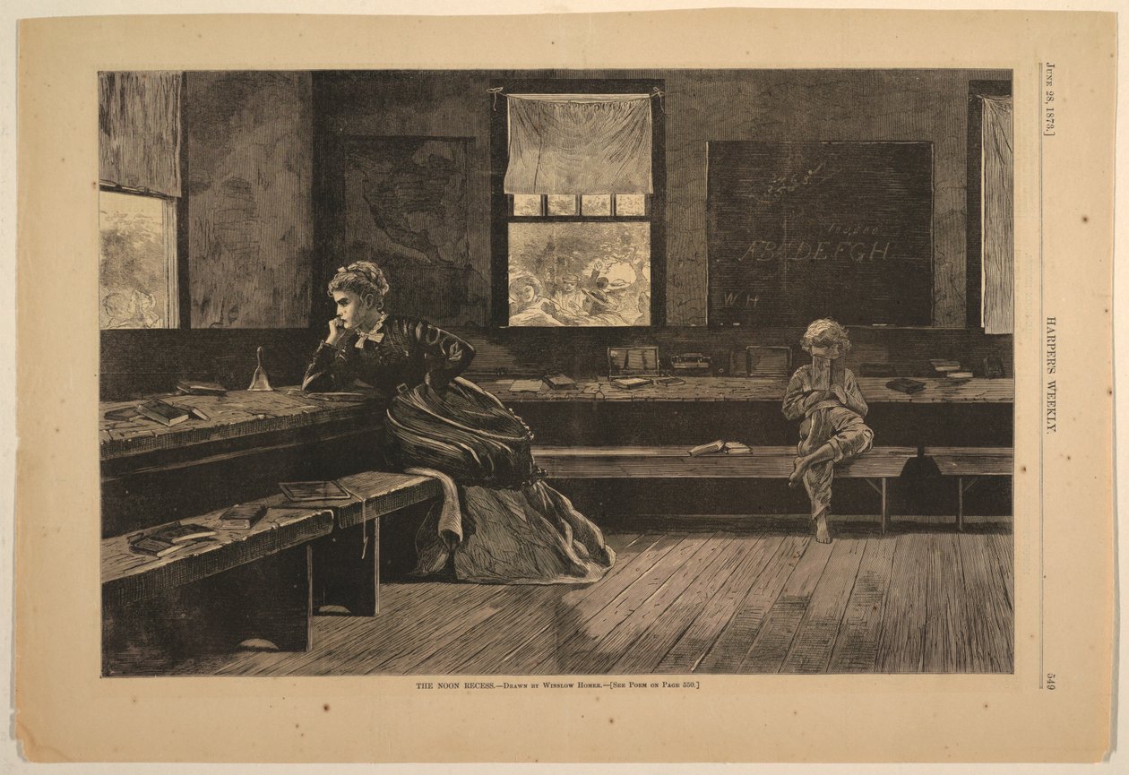 Keskipäivän tauko tekijältä after Winslow Homer