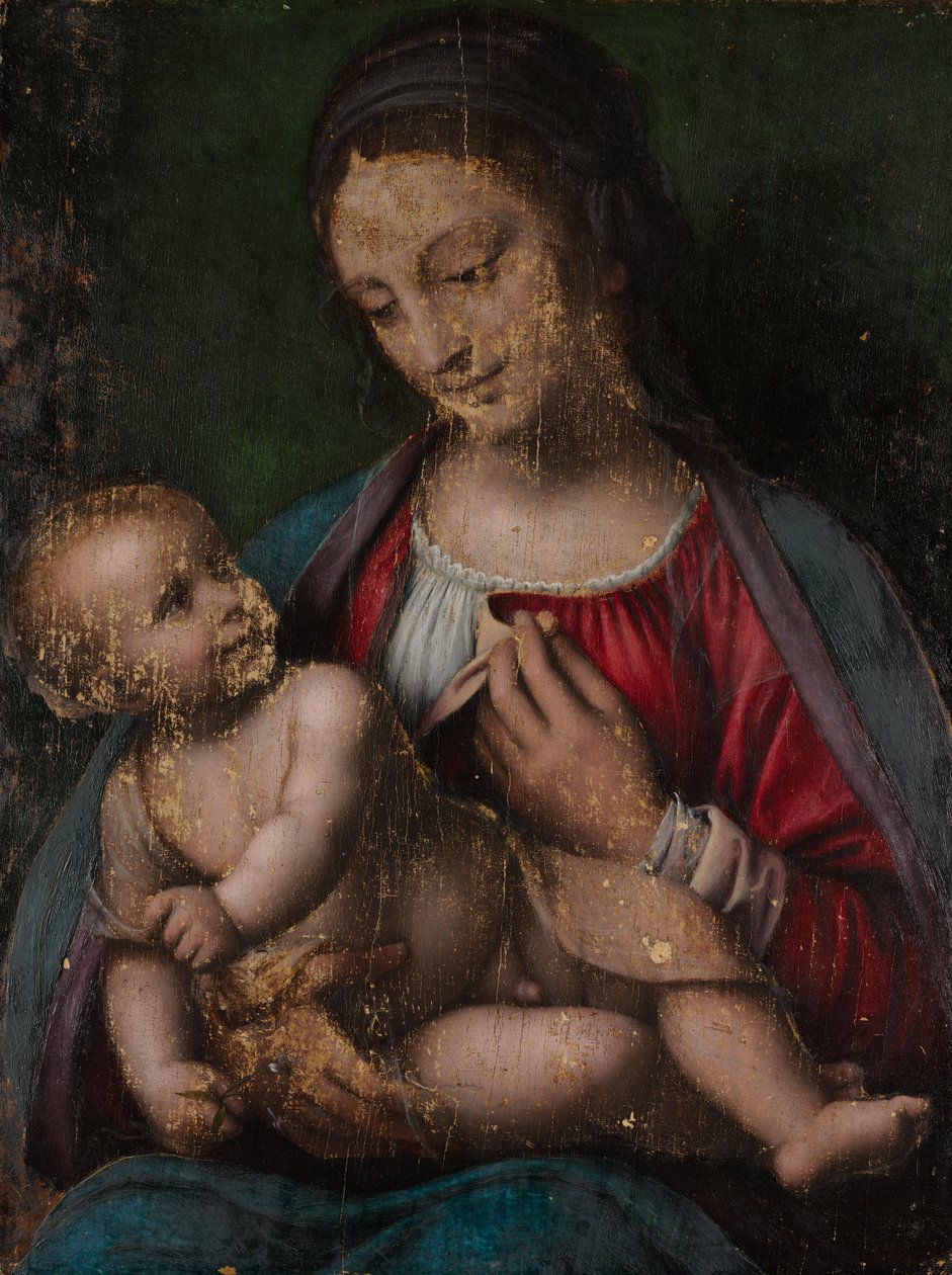Neitsyt ja lapsi tekijältä attributed to Bernardino Luini