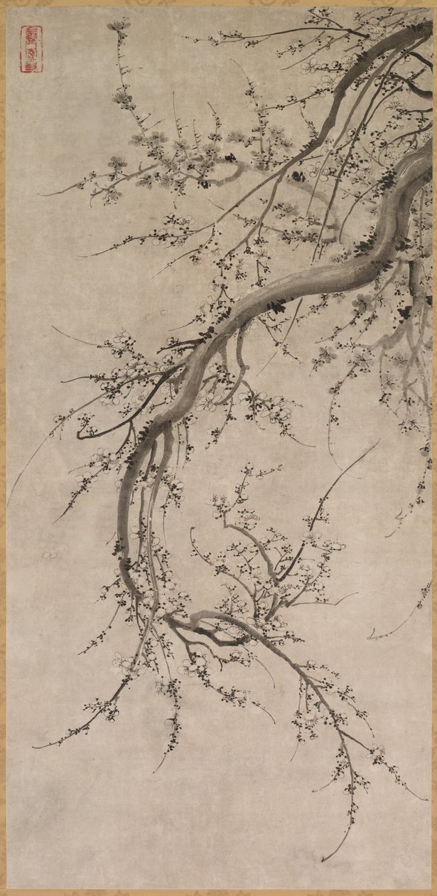 Prunus tekijältä attributed to Kano Einō