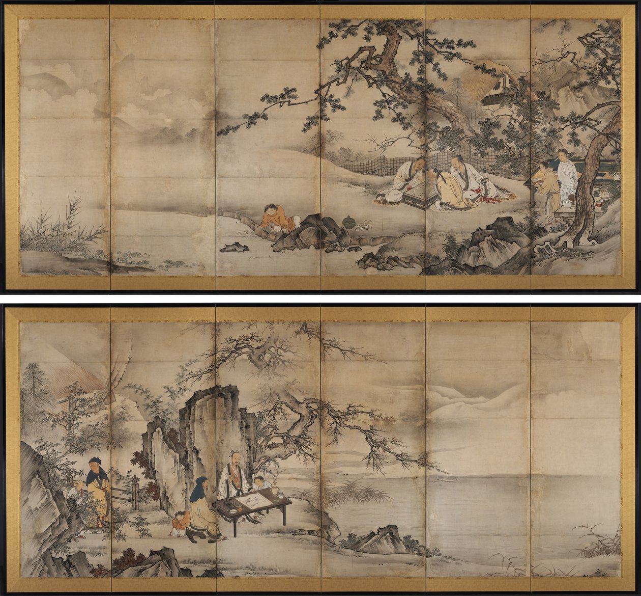 Els quatre èxits finès tekijältä attributed to Kano Shōei