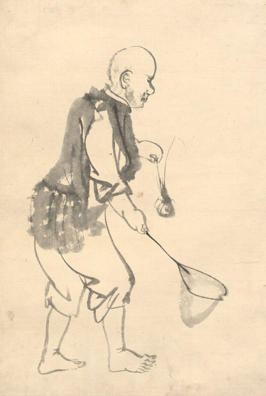 Katkarapujen kalastaja tekijältä attributed to Kono Bairei