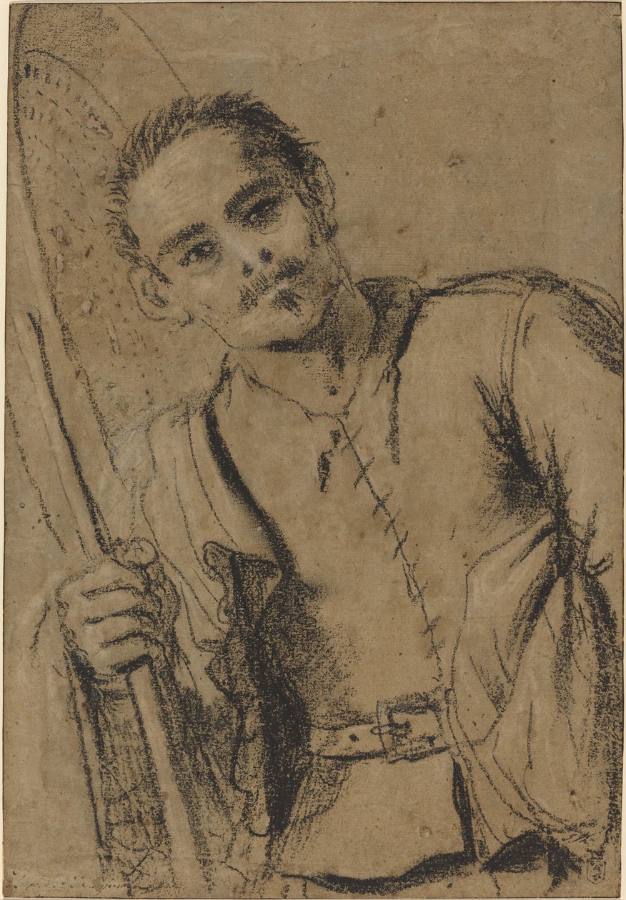 Viljakauppias tekijältä called Guercino Giovanni Francesco Barbieri