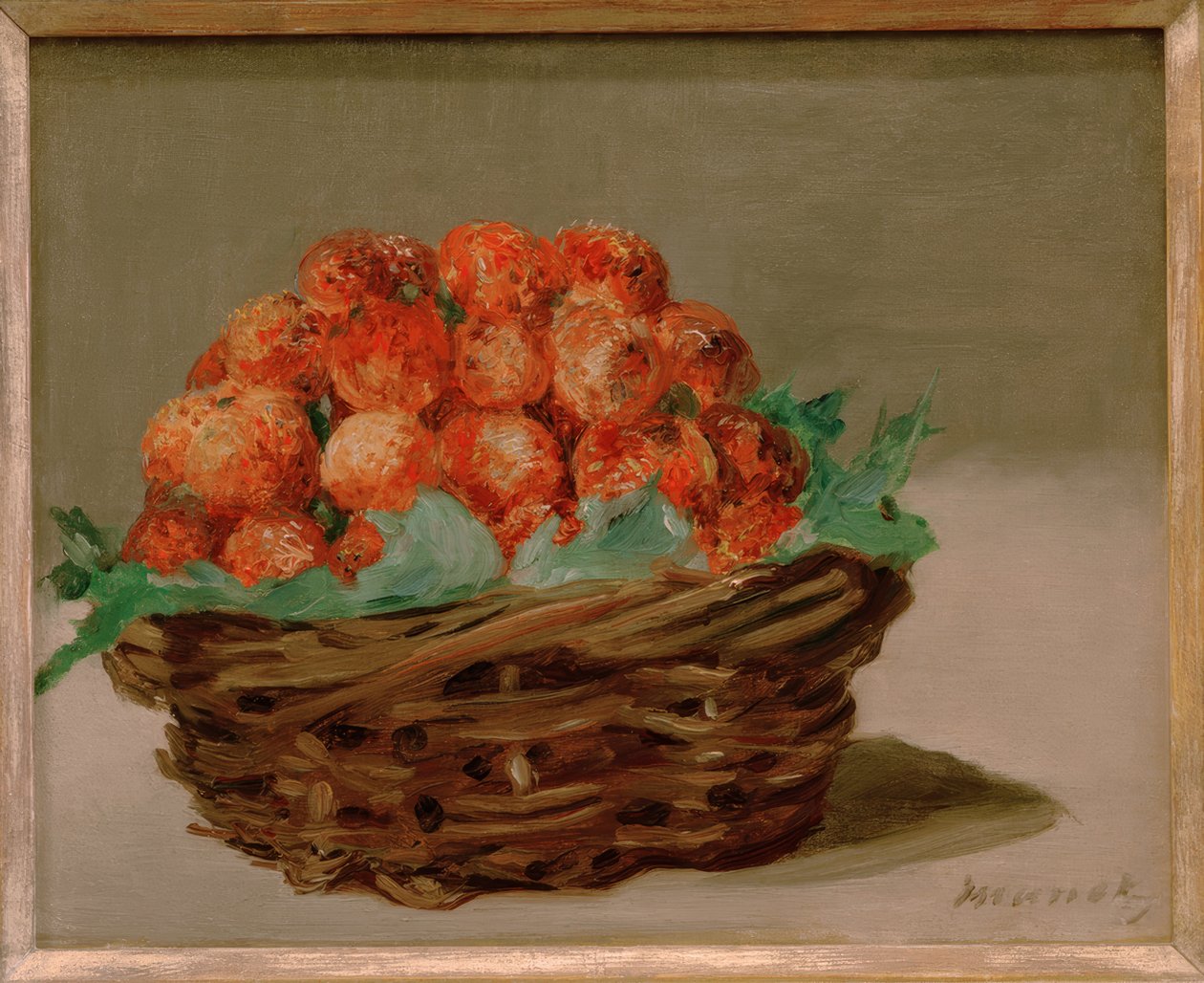 Erdbeerkorb tekijältä Édouard Manet