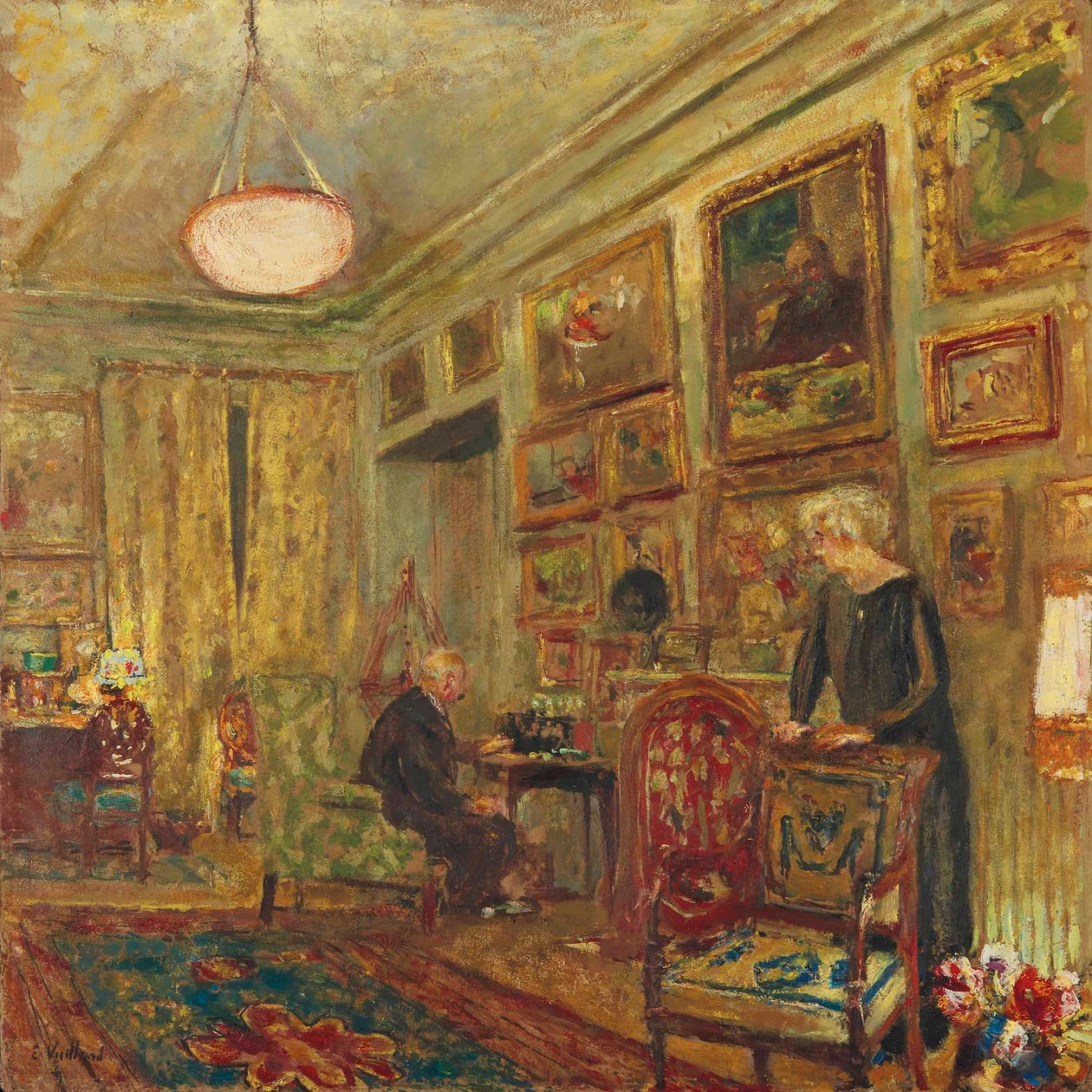 tsf:n edessä rue de naplesin kadulla ja opiskella luc:lle tekijältä Edouard Vuillard