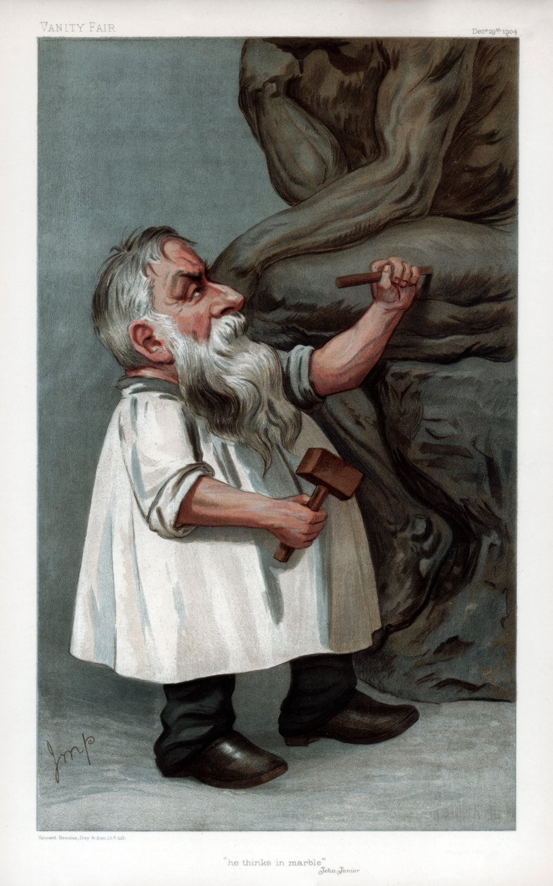"Hän ajattelee marmorissa, Jehu Junior", 1904 tekijältä jmp