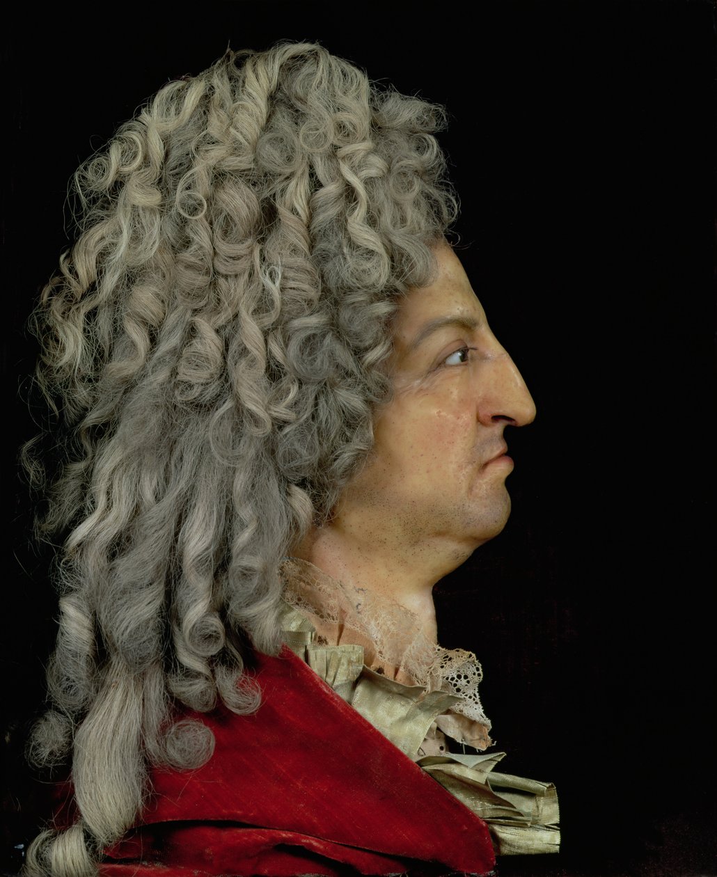 Ludvig XIV (1638-1715) 1706 (sekoitettu media) tekijältä Antoine Benoist or Benoit du Cercle