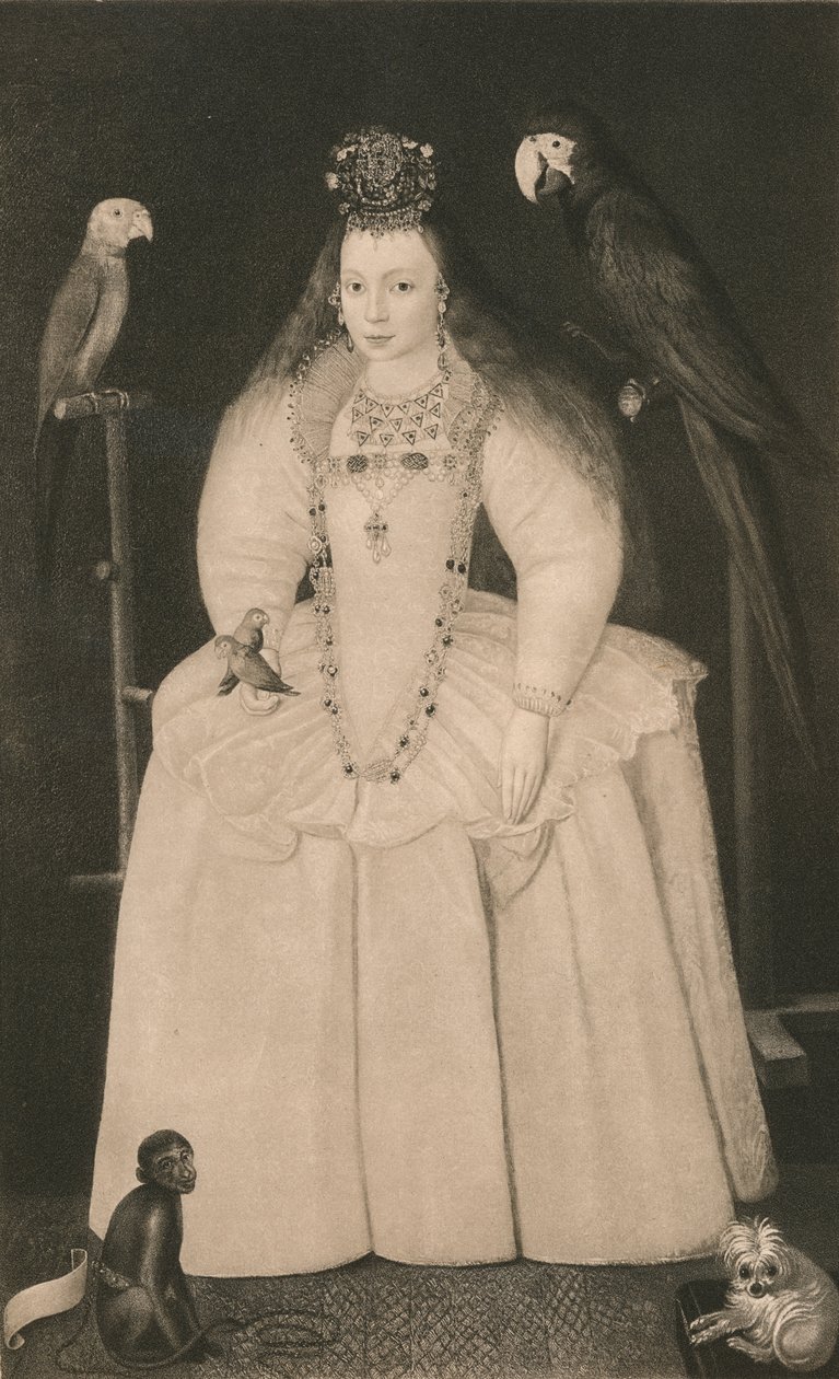 "Arabella Stewart", 1500-luku, 1904. tekijältä the Younger Marcus Gheeraerts