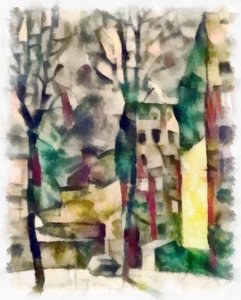 Näkymä (vihreä) #19,2016,