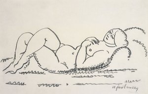 Nainen Nude; Naisen alastonkuva, n. 1912