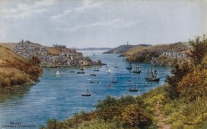 Fowey, sisäänkäynti satamaan