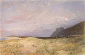 Harlech, 1862 (akvarelli paperille)