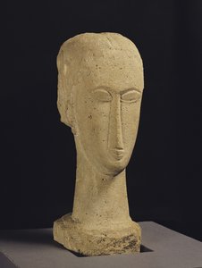 Pää, n. 1911–1912 (kivi)