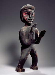 Potlatch figuuri (maalattu puu)
