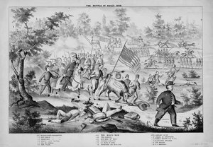 The Battle of Bulls Run, noin 1861