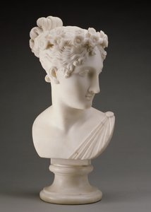 Tanssijan pää, 1820 (marmori)