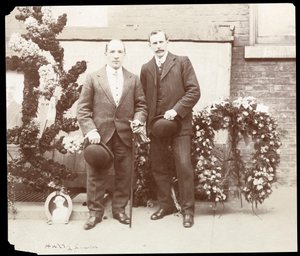 Harry Lauder, noin 1905 (hopeagelatiinipaino)