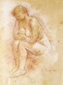 Istuva alaston; Nue Assise