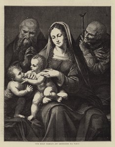 Pyhä perhe, Leonardo da Vinci