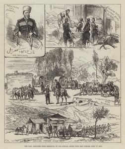 Sota, luonnoksia Erzeroumista