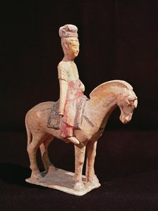 Cavalier, Tang-dynastia (618-906) (keraaminen)