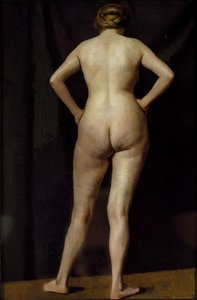 Naishahmo seisomassa, 1913
