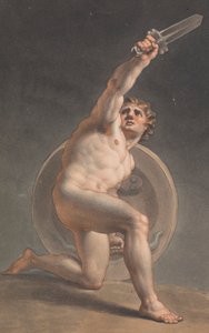 Estudo de um Nudefinlandês Masculino