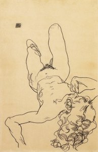 Polvistuva nainen, 1917