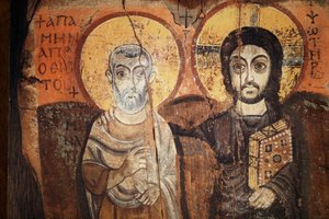 Jeesus ja välineet kuudennen vuosisadan kuvakkeessa