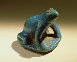 Sammakko, Uusi kuningaskunta, n. 1390-53 eKr. (fajanssi)