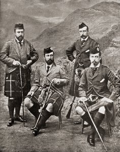 Neljä prinssiä, 1881 (bw kuva)