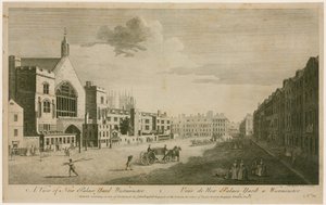 Näkymä New Palace Yard Westminsteristä