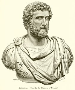 Antoninus. (Rintakuva Napolin museossa)