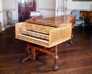 Cembalo, Jacob Kirckman, englanti, 1766
